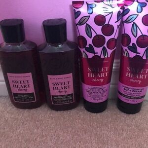 Bath & Body Works Sweetheart Cherry Sets
